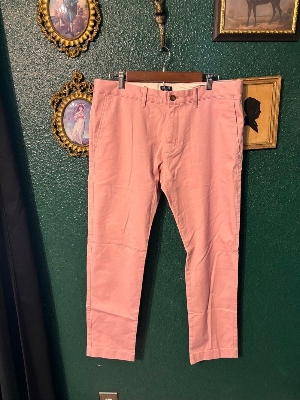 J.Crew Men’s Flex Slim Pink Chino Pants Sz 34x30